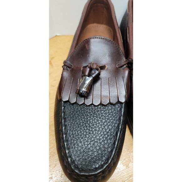 NWOB Mens 11.5D Allen Edmonds Nashua Leather Tassel Loafers Dominican Republic main image 3